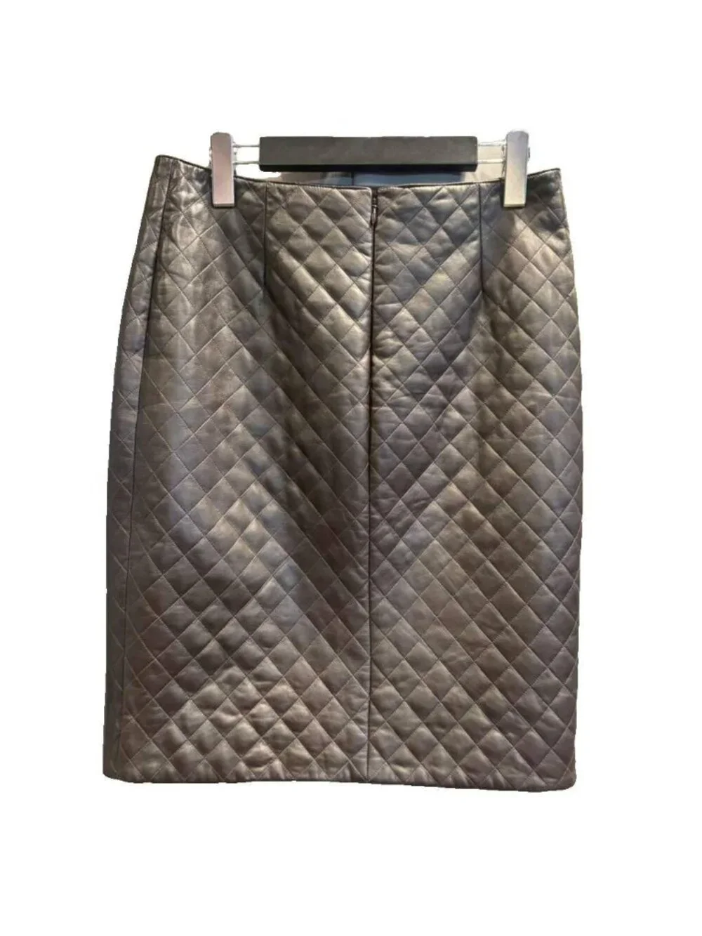 CHANEL name leather
